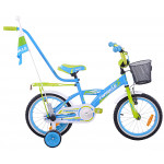 Detský bicykel 16" Twinkle Fun modro-zelený